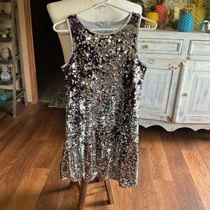 Lavender size 14/16 sequined dress